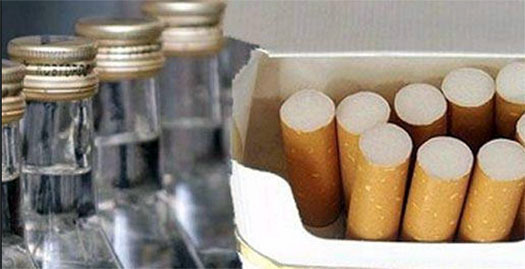 Акциз на алко и табачную продукцию